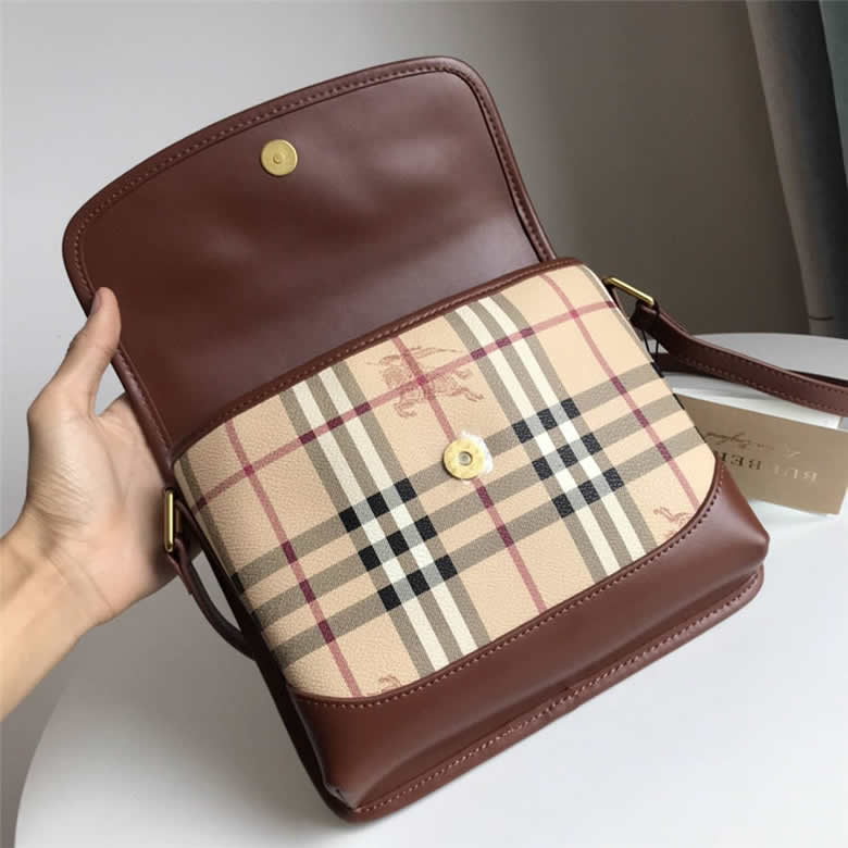 Burberry巴寶莉官方旗艦店包包中古戰馬格紋郵差包￥1480.00的图片-高仿博柏利包包Burberry巴寶莉、高仿博柏利女包Burberry巴寶莉