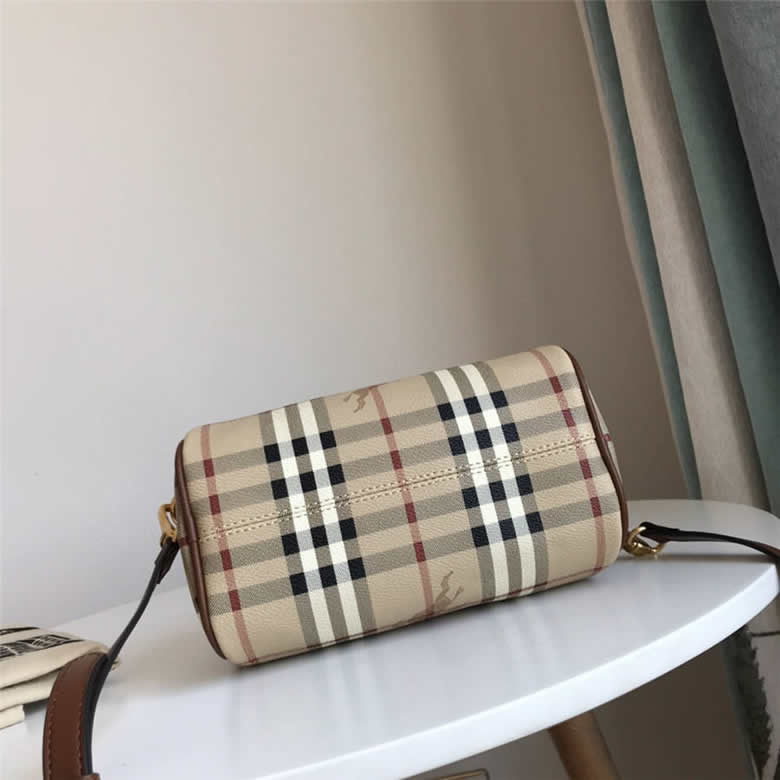 Burberry巴寶莉女包代購中古經典款戰馬格紋格子波士頓枕頭包￥1450.00的图片-高仿博柏利包包Burberry巴寶莉、高仿博柏利女包Burberry巴寶莉