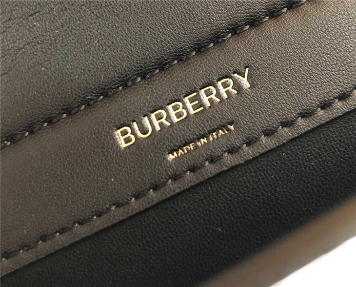 復刻Burberry巴寶莉Title小號口袋裝飾皮革泰爾特黑色手袋￥1480.00的图片-高仿博柏利包包Burberry巴寶莉、高仿博柏利女包Burberry巴寶莉