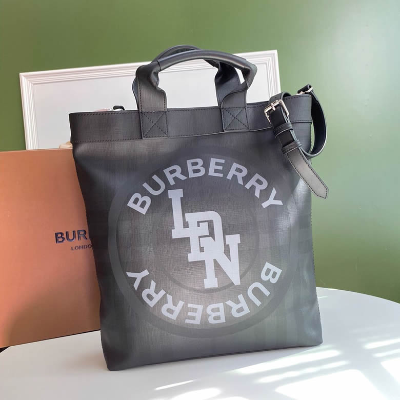 原單Burberry男包巴寶莉London 格紋裁片拼皮革托特包￥1480.00的图片-高仿博柏利包包Burberry巴寶莉、高仿博柏利男包Burberry巴寶莉