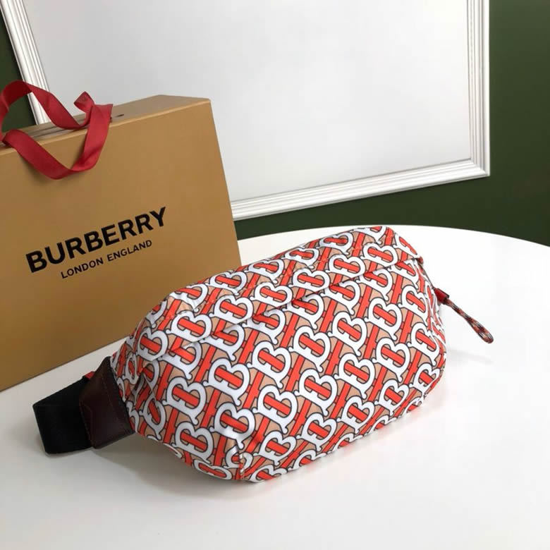 Burberry巴寶莉尼龍材質裝飾提花精紡品牌徽標腰包胸包￥1460.00的图片-高仿博柏利包包Burberry巴寶莉、高仿博柏利男包Burberry巴寶莉