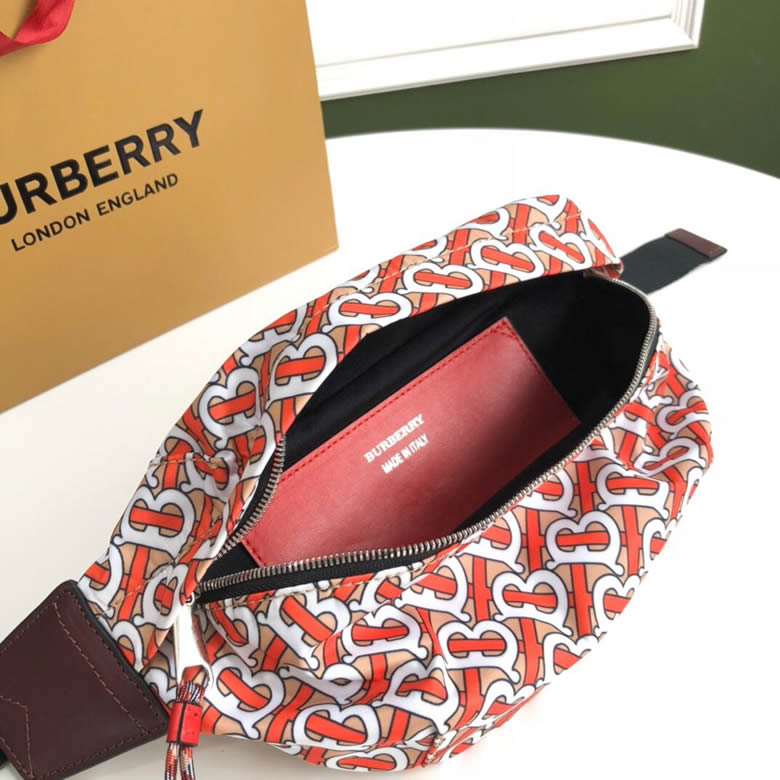 Burberry巴寶莉尼龍材質裝飾提花精紡品牌徽標腰包胸包￥1460.00的图片-高仿博柏利包包Burberry巴寶莉、高仿博柏利男包Burberry巴寶莉