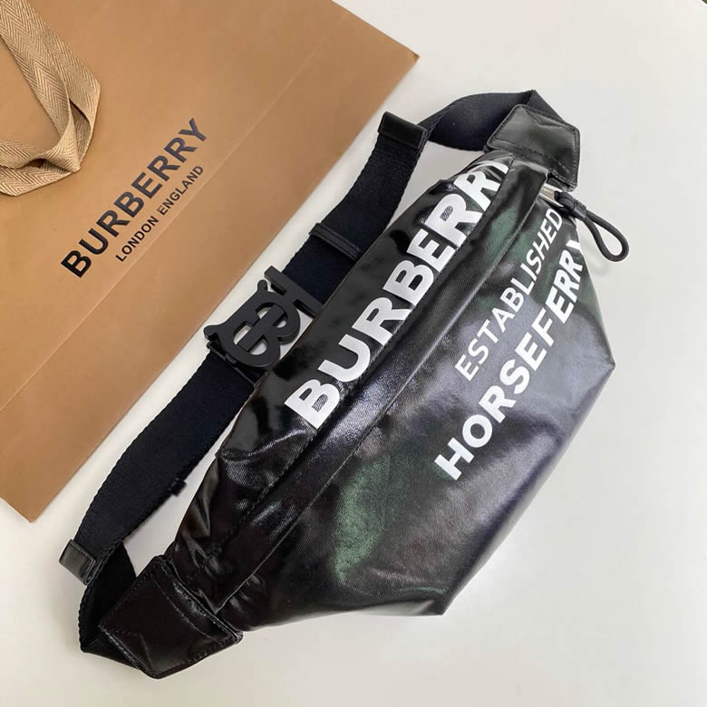 Burberry男包巴寶莉Horseferry印花塗層棉質腰包胸包￥1450.00的图片-高仿博柏利包包Burberry巴寶莉、高仿博柏利男包Burberry巴寶莉