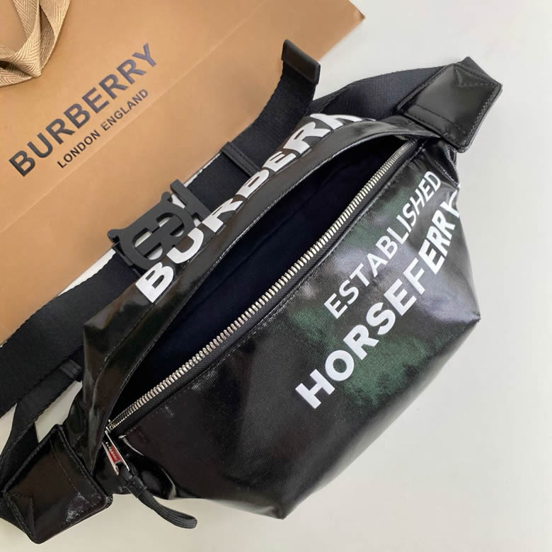 Burberry男包巴寶莉Horseferry印花塗層棉質腰包胸包￥1450.00的图片-高仿博柏利包包Burberry巴寶莉、高仿博柏利男包Burberry巴寶莉