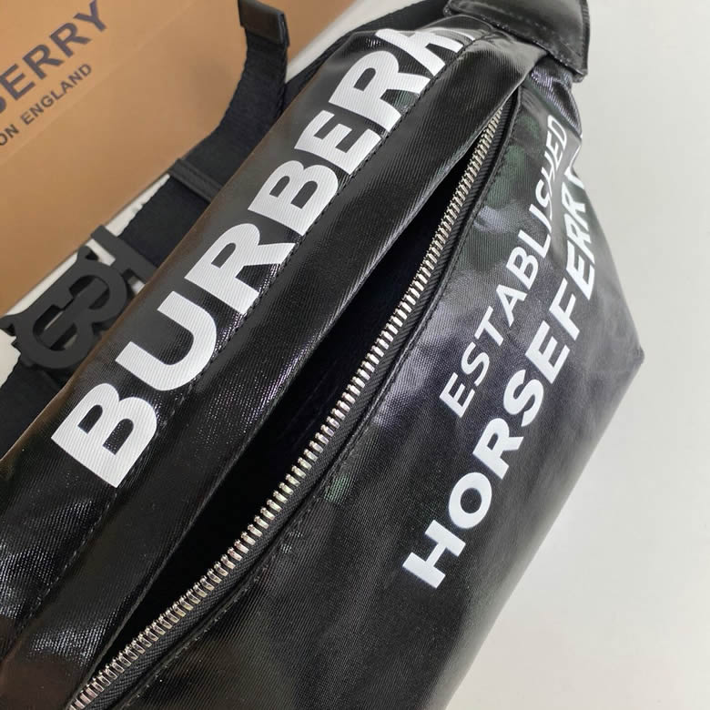 Burberry男包巴寶莉Horseferry印花塗層棉質腰包胸包￥1450.00的图片-高仿博柏利包包Burberry巴寶莉、高仿博柏利男包Burberry巴寶莉