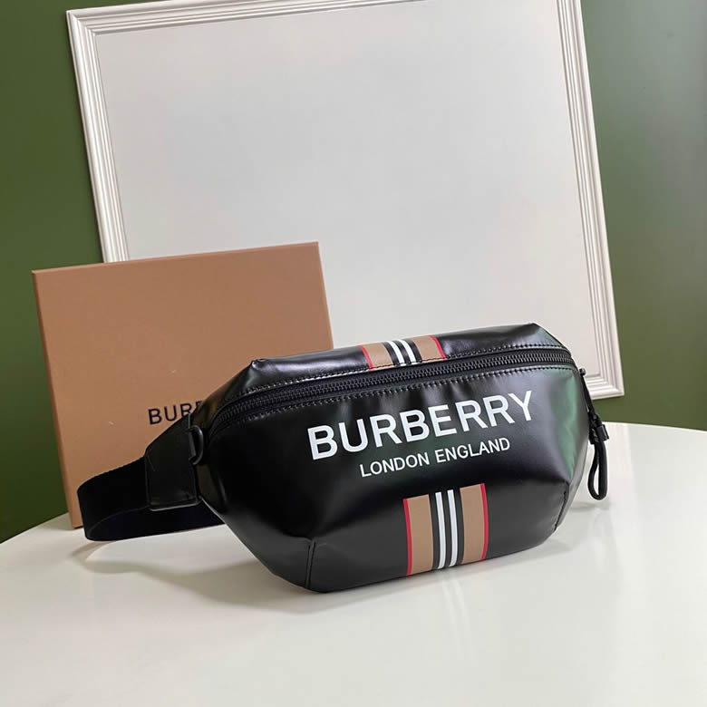 Burberry原單巴寶莉男包亮澤感塗層帆佈腰包胸包￥1450.00的图片-高仿博柏利包包Burberry巴寶莉、高仿博柏利男包Burberry巴寶莉