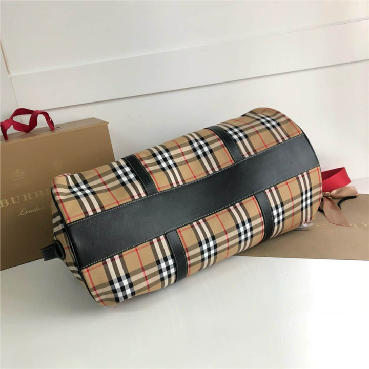 原單巴寶莉旅行袋仿Burberry Vintage 復古格紋圓筒旅行袋￥1480.00的图片-高仿博柏利包包Burberry巴寶莉、高仿博柏利男包Burberry巴寶莉