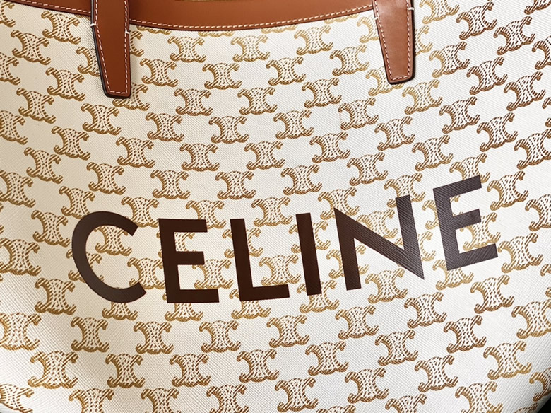 CELINE賽琳經典凱旋門老花CELINE TOTE購物袋196952白花￥1580.00的图片-高仿賽琳包包CELINE