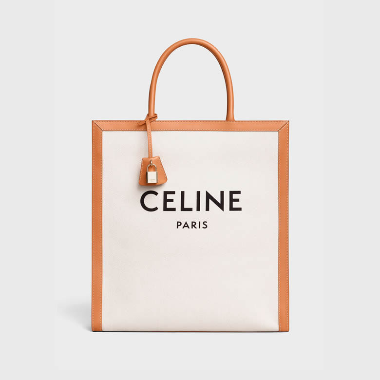 原單Celine/賽琳CABAS豎款字母LOGO帆佈包單肩手提包 190402￥1480.00