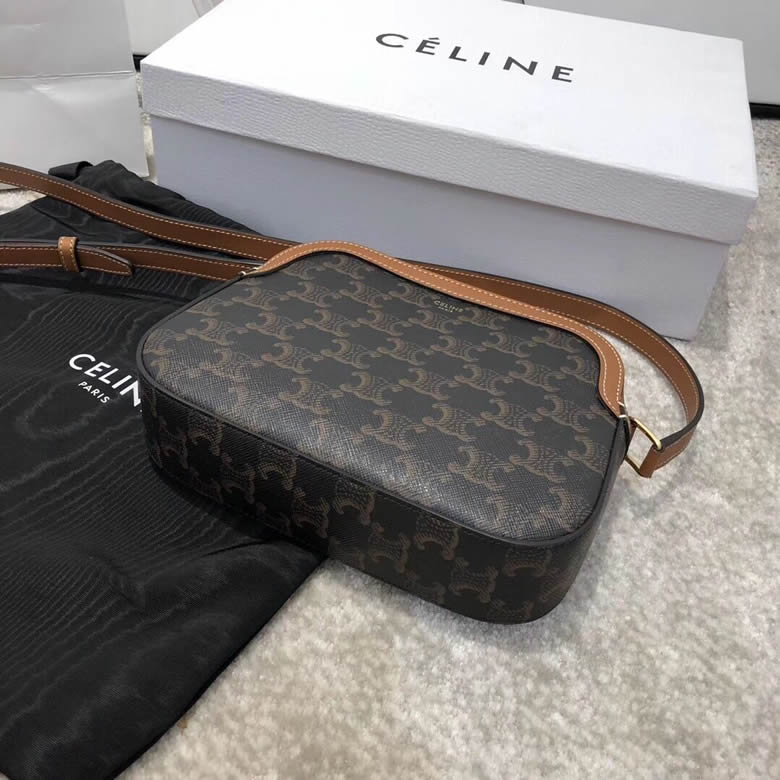 Celine/賽琳TRIOMPHE帆佈小號相機包 191522￥1480.00的图片-高仿賽琳包包CELINE