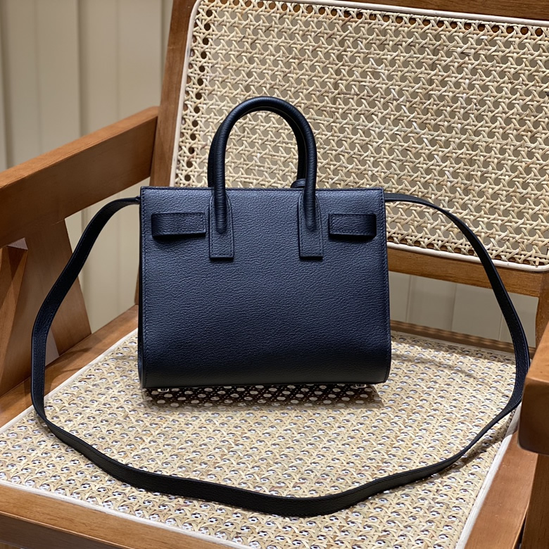 高仿聖羅蘭女包YSL sac de jour山羊紋風琴包 340778黑色22CM￥1680.00的图片-高仿聖羅蘭包包ysl