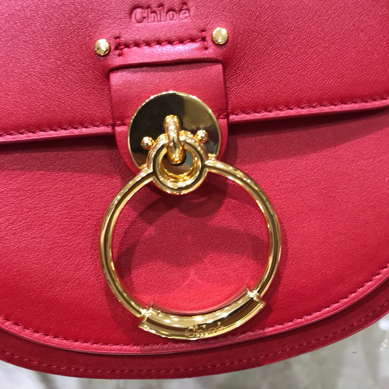 Chloe/克洛伊Tess手袋 S1153紅色￥1680.00的图片-高仿蔻依包包Chloe