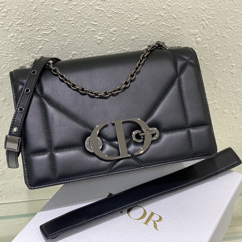 DIOR 30 MONTAIGNE 鏈條包 M9215BNNA_M900￥1480.00的图片-高仿迪奧包包DIOR、高仿迪奧女包DIOR