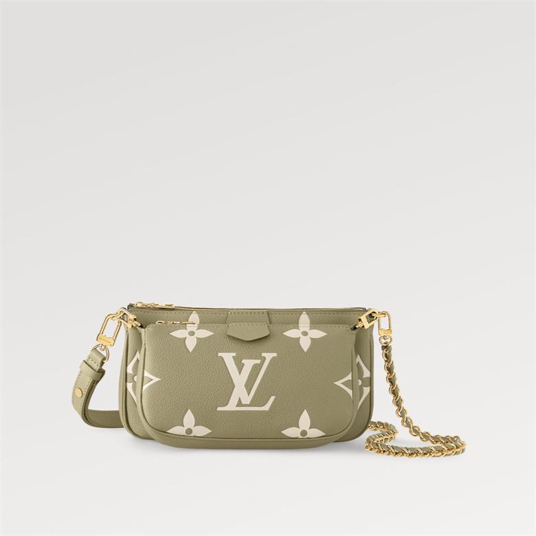 LV單肩斜挎MULTI POCHETTE ACCESSOIRES二合一手袋 M22670老花￥1280.00