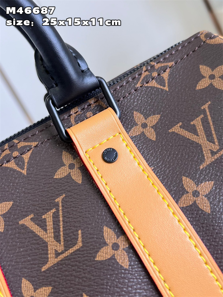 原單LV手提斜挎新款女包KEEPALL BANDOULIÈRE 25手袋M46687老花￥1280.00的图片-高仿LV包包、高仿lv女包