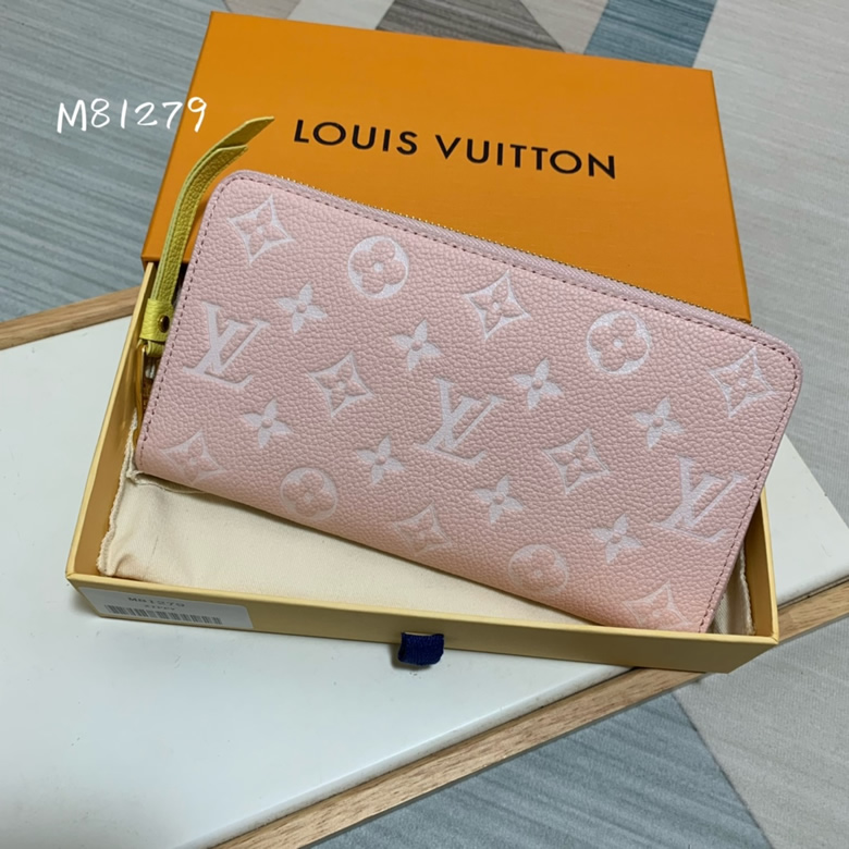 高仿LV錢夾ZIPPY WALLET M81279粉色￥980.00的图片-高仿LV包包、高仿lv錢包