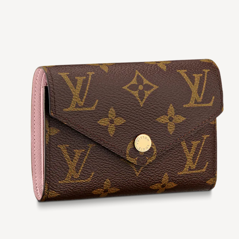 LV 路易威登女包VICTORINE豆豆經典三摺短款錢包多色 M62360￥880.00