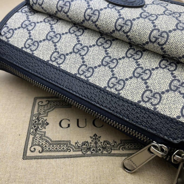 GUCCI古馳互扣式雙G郵差包674164￥1480.00的图片-高仿古奇包包Gucci、高仿古奇男包Gucci