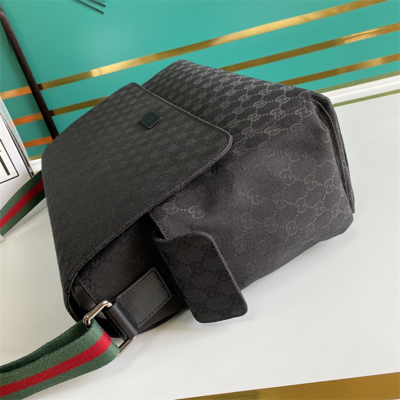 gucci經典男包多功能斜背包 201761黑￥1480.00的图片-高仿古奇包包Gucci、高仿古奇男包Gucci