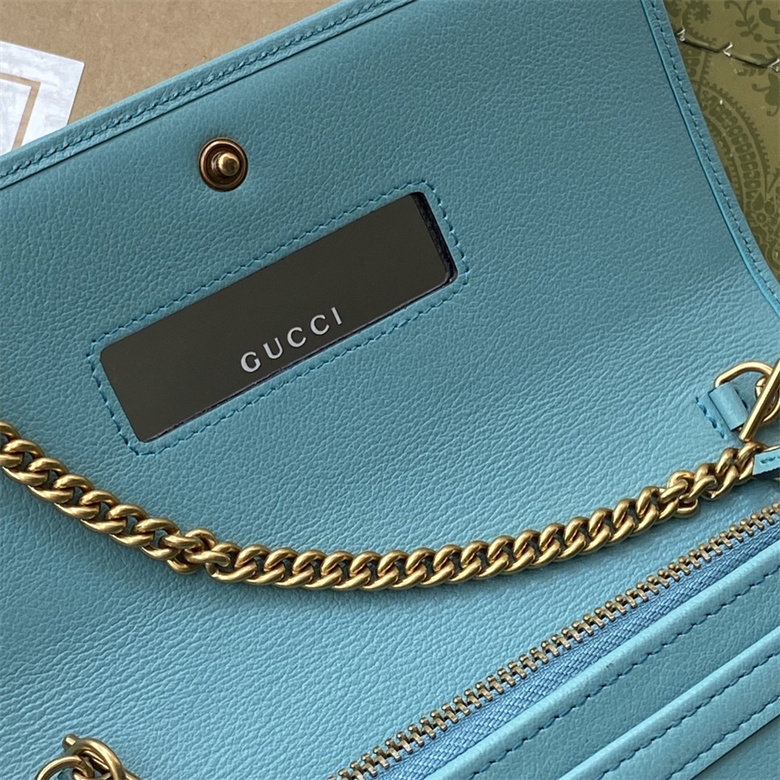 高仿古奇新款鏈條錢包採用別致的竹節鎖扣 658243￥1280.00的图片-高仿古奇包包Gucci、高仿古奇錢包Gucci