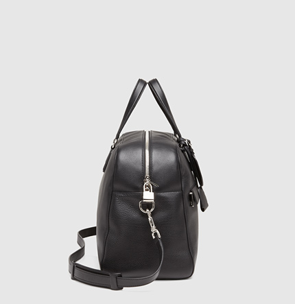 原單322055古馳黑色真皮便攜式旅行包Gucci旅行袋￥2480.00的图片-高仿古奇包包Gucci、高仿古奇旅行袋/行李箱Gucci