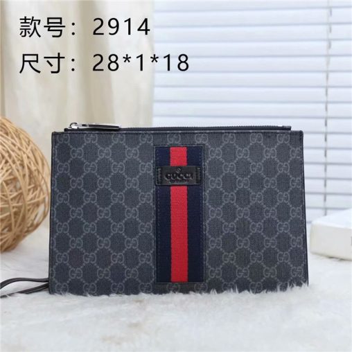 精仿Gucci手拿包頂級原版貨新款男士手拿包￥1280.00