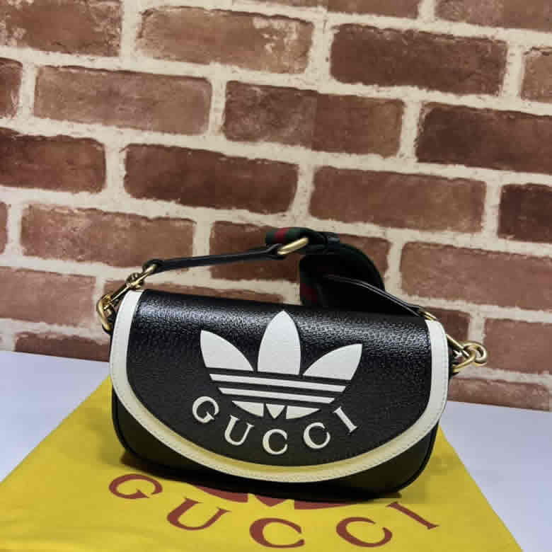 adidas x Gucci聯名繫列迷妳手袋727791￥1280.00的图片-高仿古奇包包Gucci、高仿古奇女包Gucci