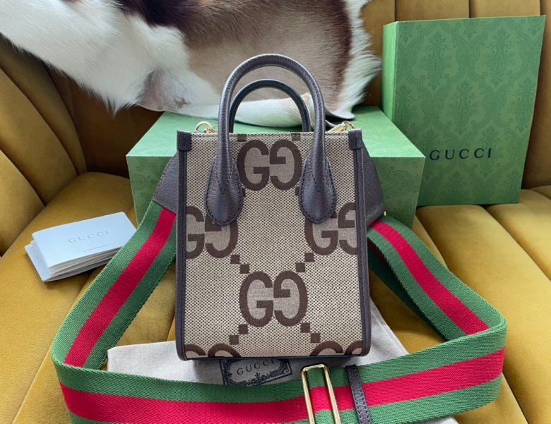 古馳Gucci飾超級雙G圖案迷妳托特包Gucci迷妳托特包699406￥1280.00的图片-高仿古奇包包Gucci、高仿古奇女包Gucci