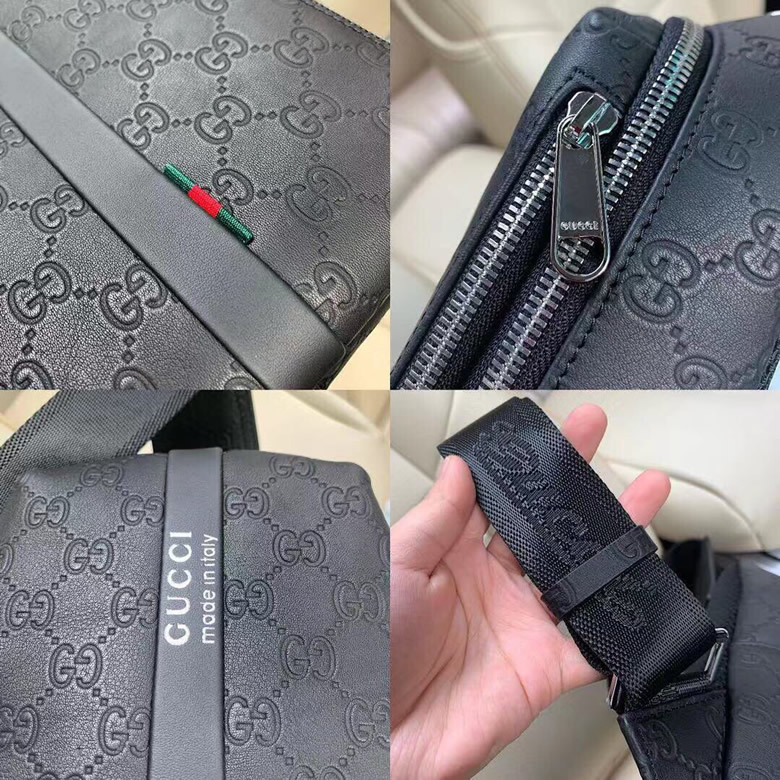 頂級原單Gucci私人訂制古奇新款G家胸包胸包￥1480.00的图片-高仿古奇包包Gucci、高仿古奇男包Gucci